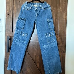 Bohme Women’s Blue Cargo Jeans